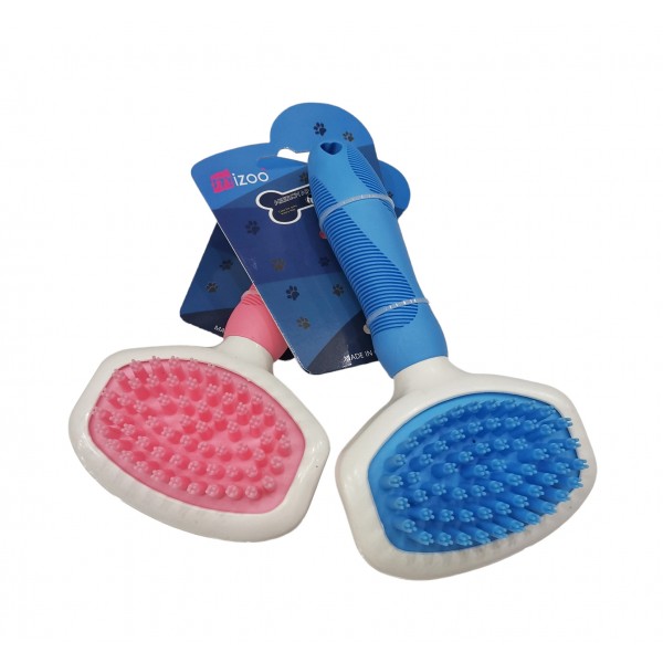 MIZOO ΒΟΥΡΤΣΑ ΣΚΥΛΩΝ ΓΙΑ ΠΕΡΙΠΟΙΗΣΗ ΤΡΙΧΩΜΑΤΟΣ ΣΕ 2 ΧΡΩΜΑΤΑ 18.5X10CM